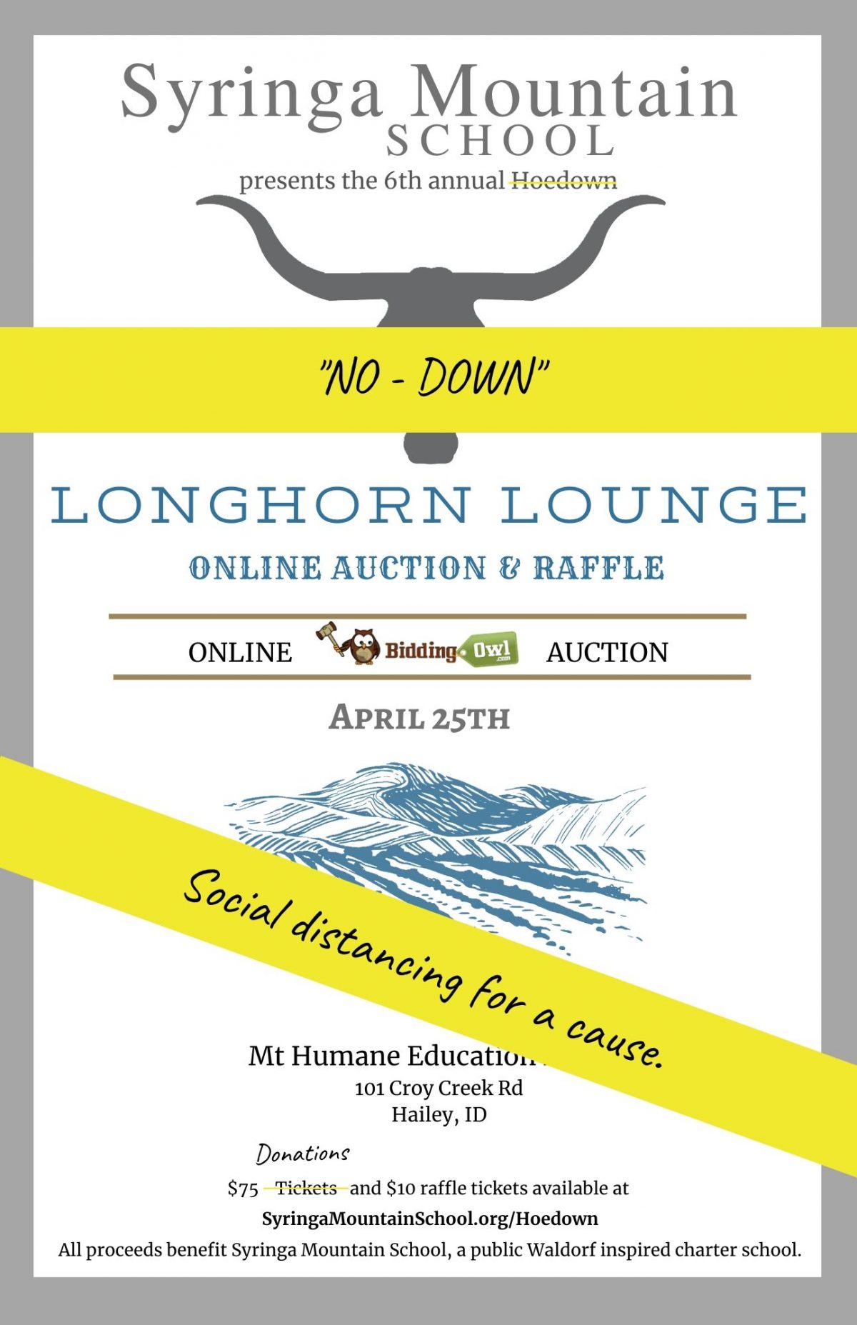 2020 the new Hoedown is a “NO-DOWN”